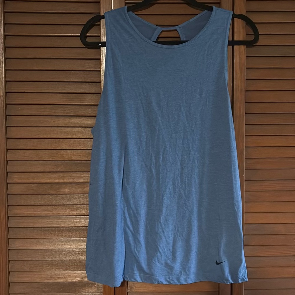 Nike Blue Sleeveless Tank Top